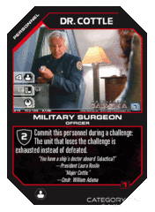 Dr. Cottle, Military Surgeon (Foil)